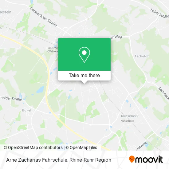 Карта Arne Zacharias Fahrschule