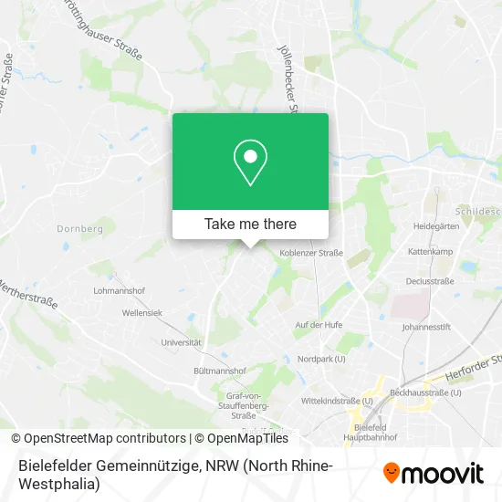 Bielefelder Gemeinnützige map