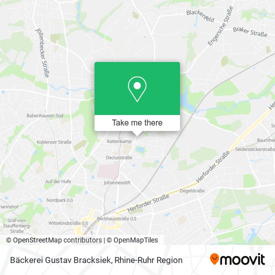 Bäckerei Gustav Bracksiek map