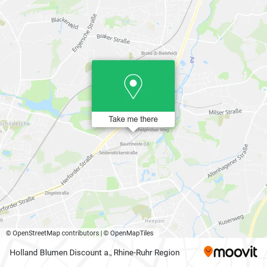 Карта Holland Blumen Discount a.