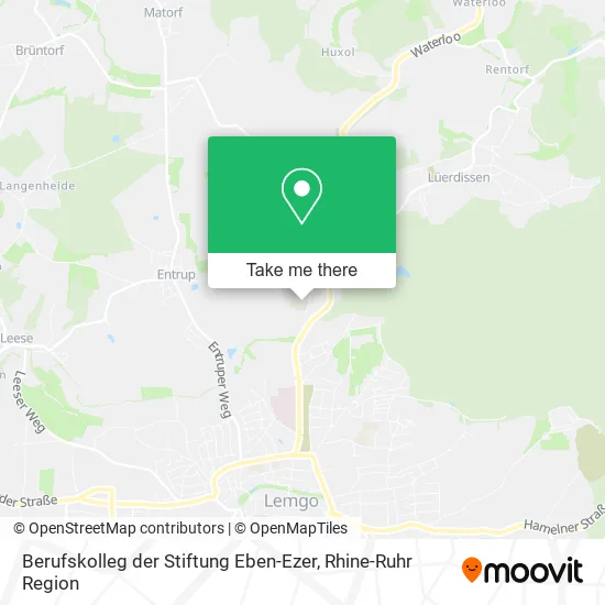 Карта Berufskolleg der Stiftung Eben-Ezer