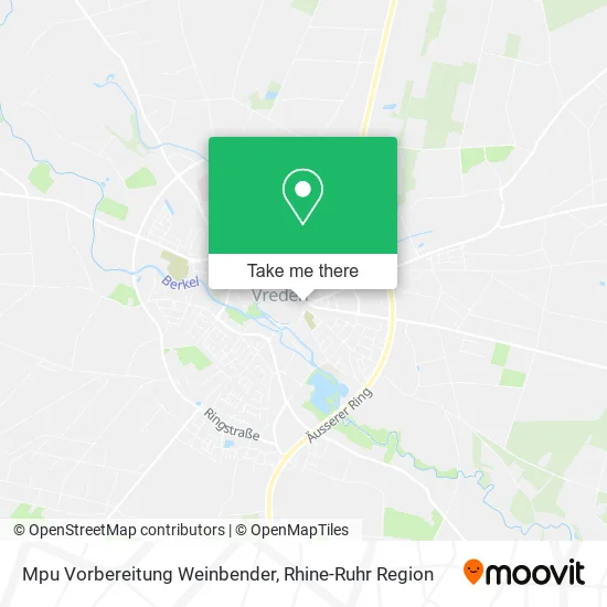 Карта Mpu Vorbereitung Weinbender