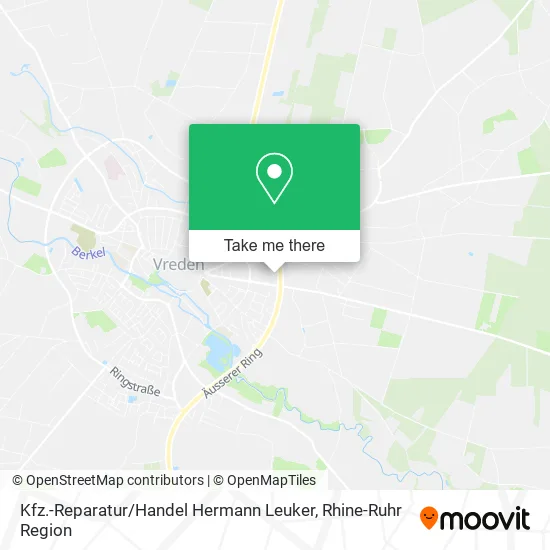 Карта Kfz.-Reparatur / Handel Hermann Leuker