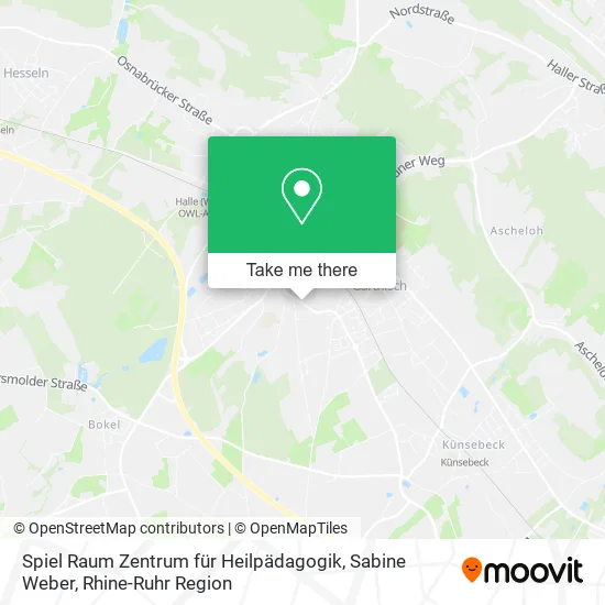 Карта Spiel Raum Zentrum für Heilpädagogik, Sabine Weber