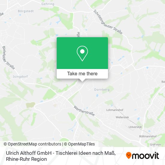 Ulrich Althoff GmbH - Tischlerei Ideen nach Maß map
