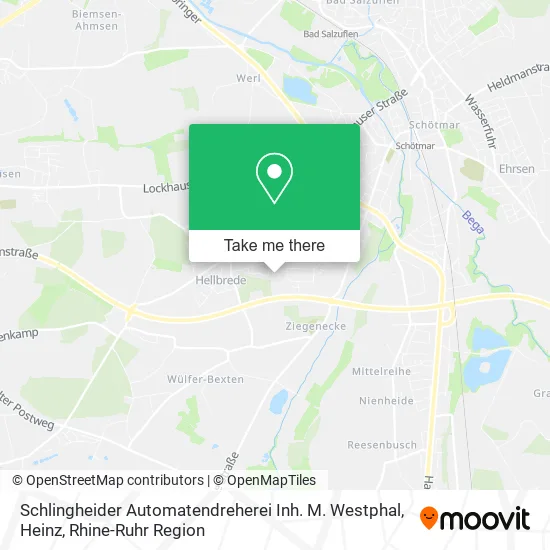 Карта Schlingheider Automatendreherei Inh. M. Westphal, Heinz