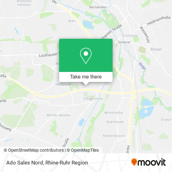 Карта Ado Sales Nord