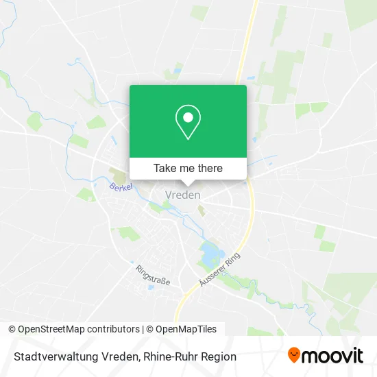 Карта Stadtverwaltung Vreden