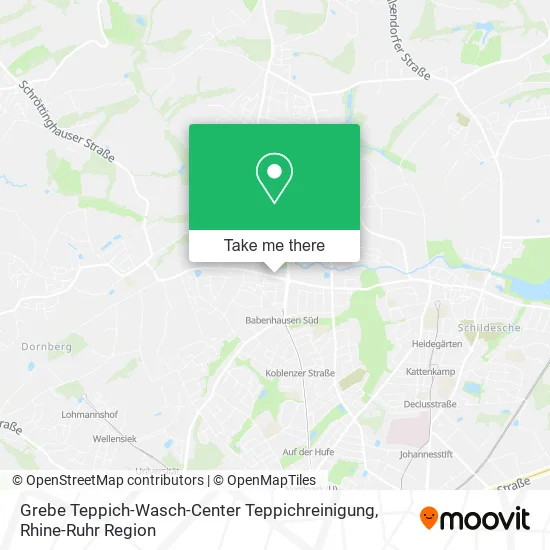 Карта Grebe Teppich-Wasch-Center Teppichreinigung