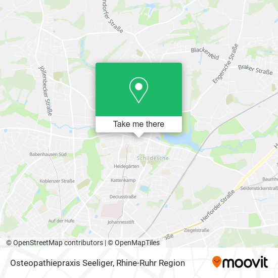 Osteopathiepraxis Seeliger map