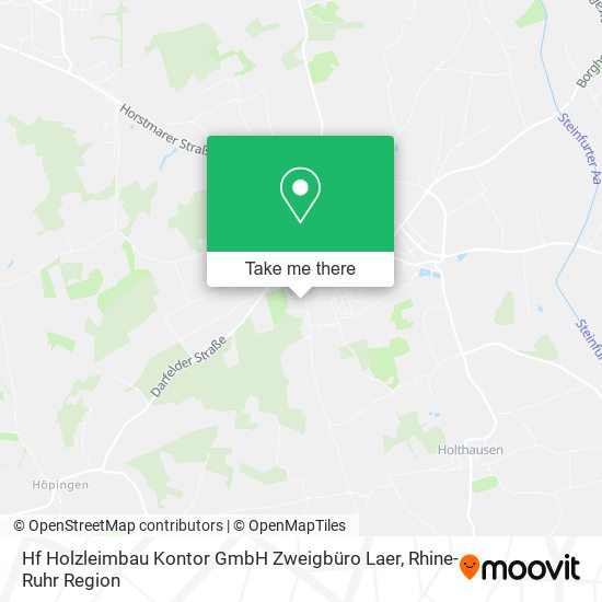 Hf Holzleimbau Kontor GmbH Zweigbüro Laer map