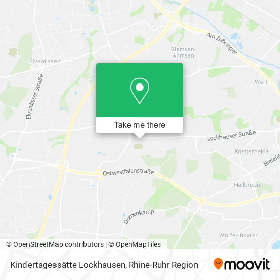 Карта Kindertagessätte Lockhausen