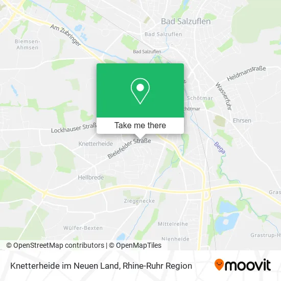 Карта Knetterheide im Neuen Land