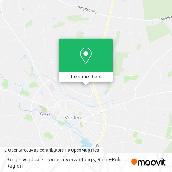 Bürgerwindpark Dömern Verwaltungs map