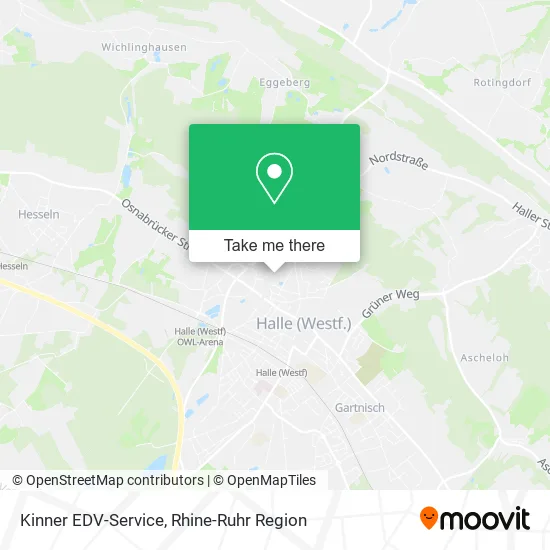 Kinner EDV-Service map