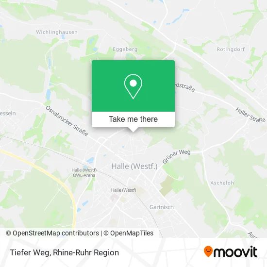 Tiefer Weg map