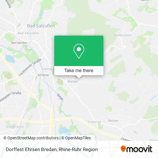 Карта Dorffest Ehrsen Breden