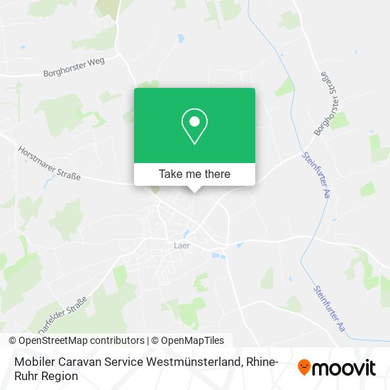 Mobiler Caravan Service Westmünsterland map