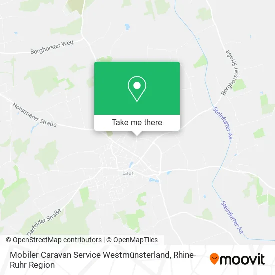 Карта Mobiler Caravan Service Westmünsterland