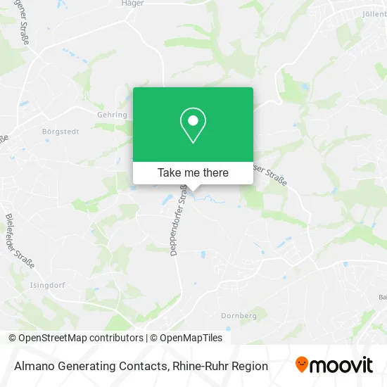 Карта Almano Generating Contacts