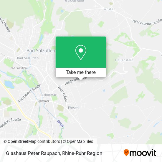 Glashaus Peter Raupach map