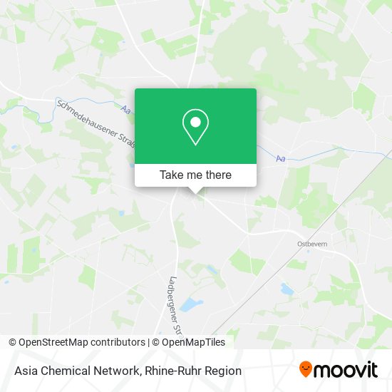Asia Chemical Network map