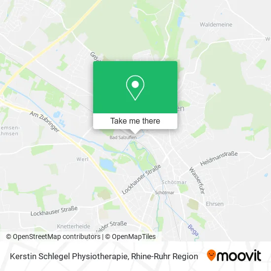 Карта Kerstin Schlegel Physiotherapie