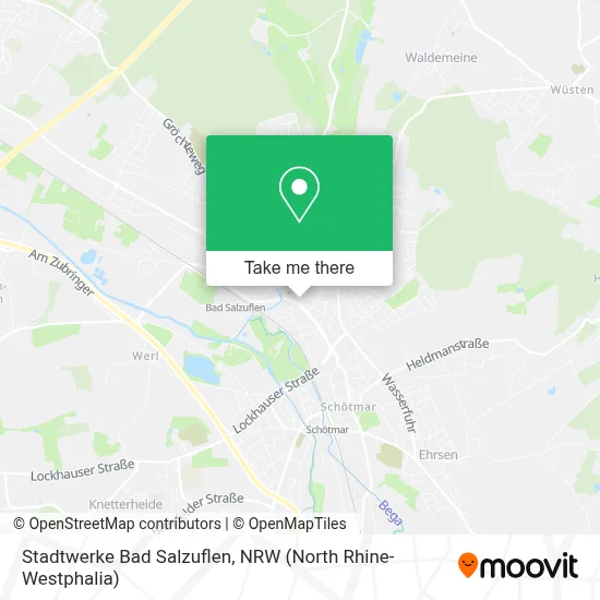 Stadtwerke Bad Salzuflen map