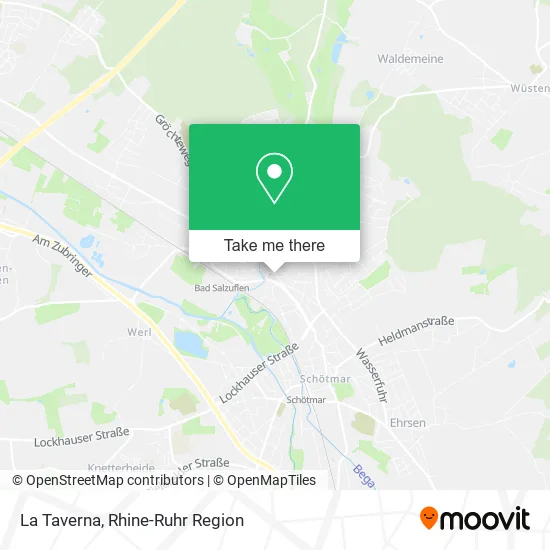 Карта La Taverna