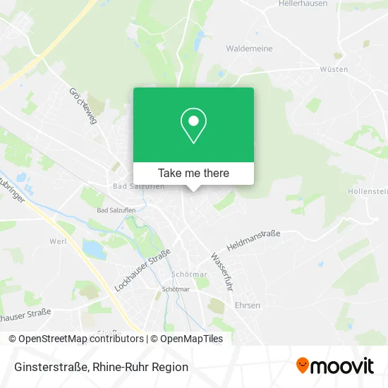 Карта Ginsterstraße