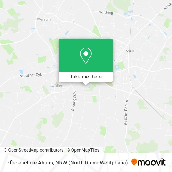 Pflegeschule Ahaus map