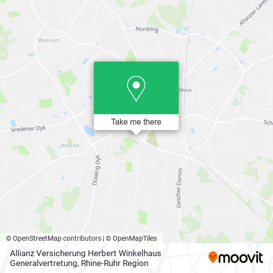 Allianz Versicherung Herbert Winkelhaus Generalvertretung map