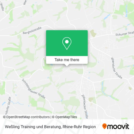 Weßling Training und Beratung map