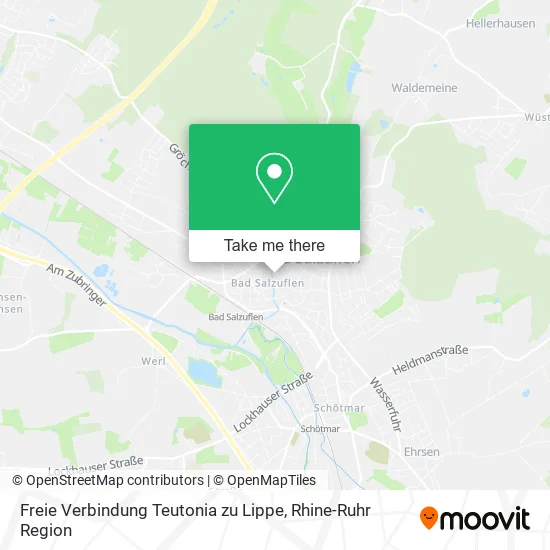 Карта Freie Verbindung Teutonia zu Lippe