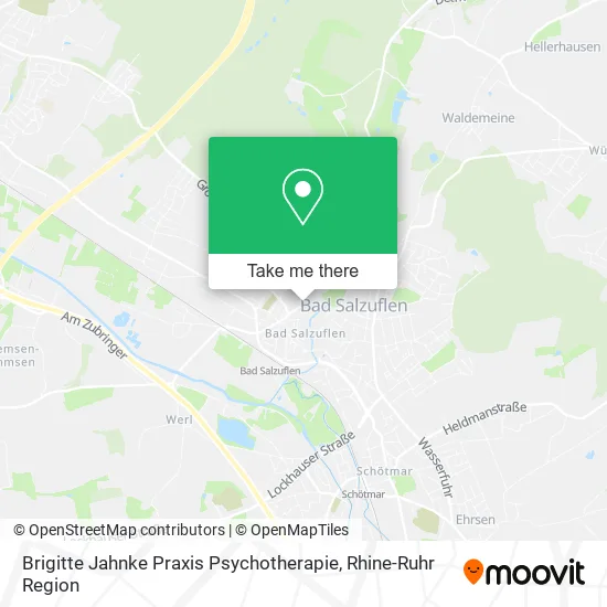 Карта Brigitte Jahnke Praxis Psychotherapie