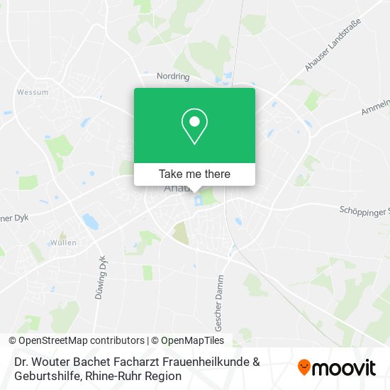 Dr. Wouter Bachet Facharzt Frauenheilkunde & Geburtshilfe map