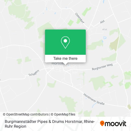 Burgmannstädter Pipes & Drums Horstmar map