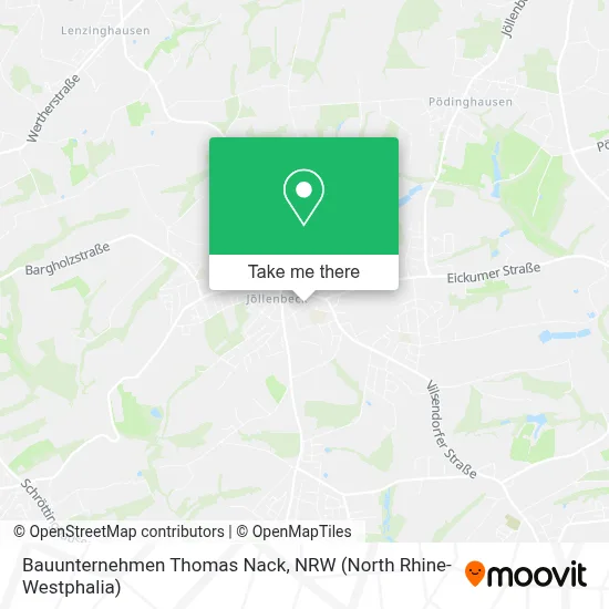 Bauunternehmen Thomas Nack map