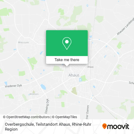 Карта Overbergschule, Teilstandort Ahaus