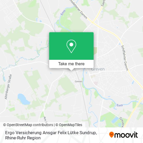 Карта Ergo Versicherung Ansgar Felix Lütke Sundrup