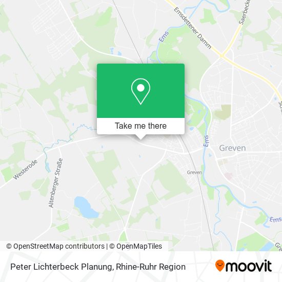 Peter Lichterbeck Planung map