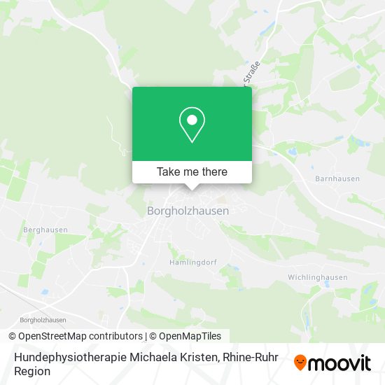 Карта Hundephysiotherapie Michaela Kristen