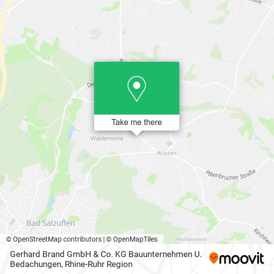 Gerhard Brand GmbH & Co. KG Bauunternehmen U. Bedachungen map