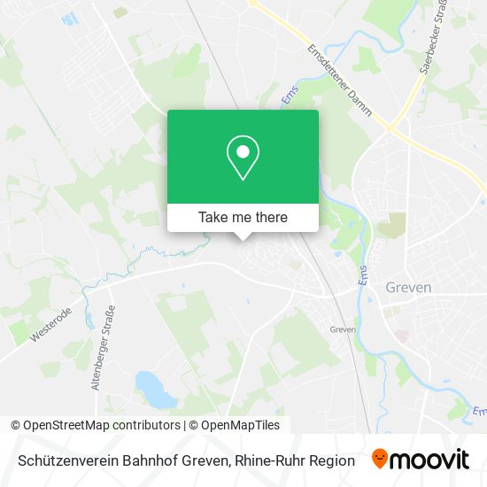 Schützenverein Bahnhof Greven map