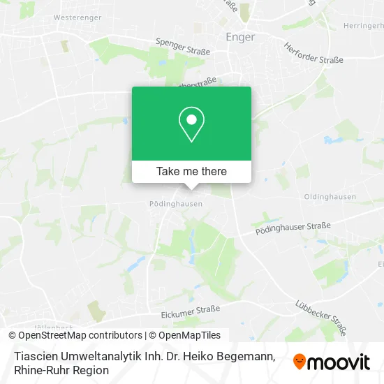 Карта Tiascien Umweltanalytik Inh. Dr. Heiko Begemann