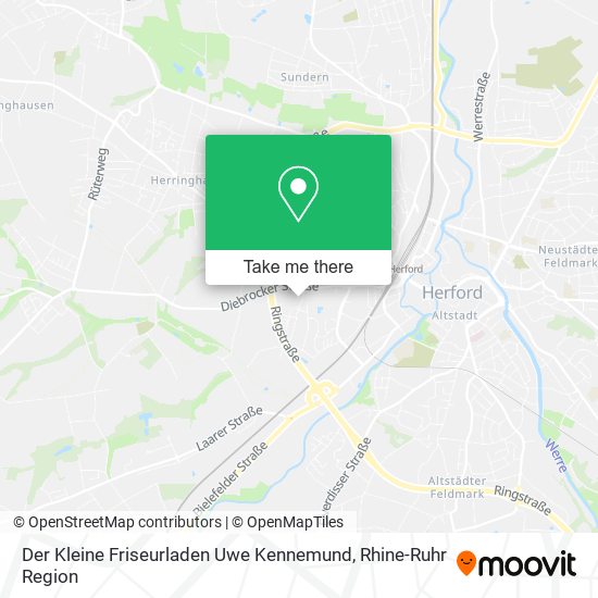 Der Kleine Friseurladen Uwe Kennemund map