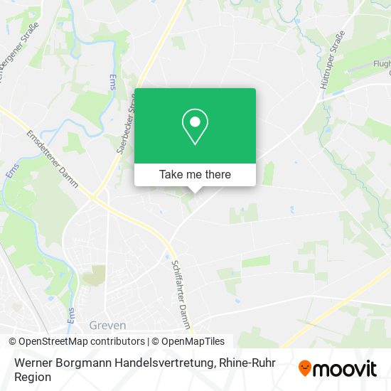 Карта Werner Borgmann Handelsvertretung