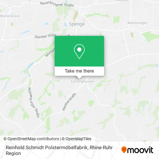 Reinhold Schmidt Polstermöbelfabrik map