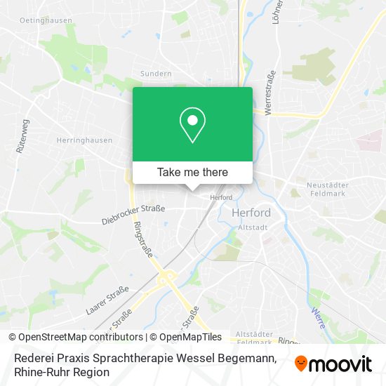 Карта Rederei Praxis Sprachtherapie Wessel Begemann
