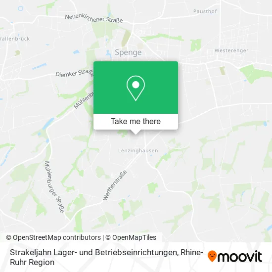 Карта Strakeljahn Lager- und Betriebseinrichtungen